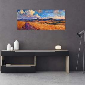 Obraz - Olejomaľba krajiny (120x50 cm)