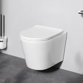 Závesné WC AM.PM Spike CPA1900SC bezokrajové, so sedadlom Microlift, biele