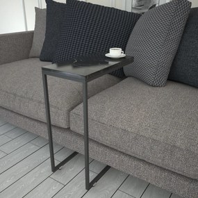 Rozkladací stôl Callen Black Marble