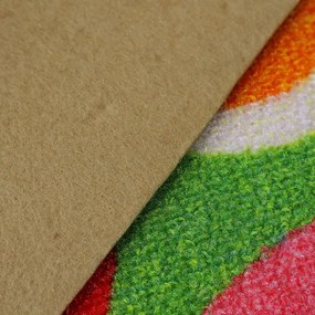 Spoltex, Detský metrážny koberec Candy 24, na mieru, šíře 4m, viacfarebná, filc, detská izba