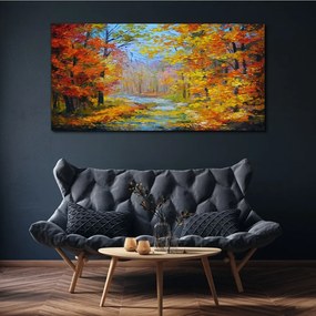 Obraz na plátne jesenné Les