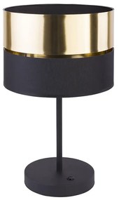 Stolná lampa HILTON 1xE27/25W/230V mosadz/čierna