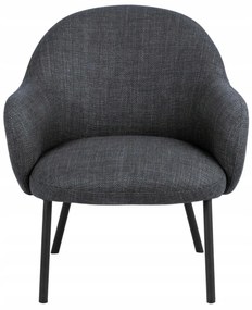 Křeslo Spencer lounge tmavě šedé