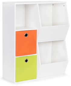 Detská regálová skriňa Multistore 50 cm biela