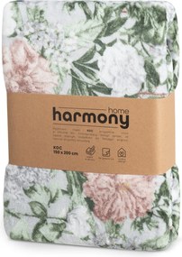 FLANELOVÁ DEKA IDA 150X200 CM KVETY