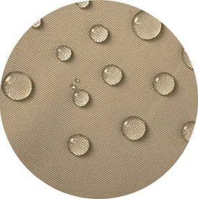 Vodeodolný vankúš do záhradného kresla ACAPULCO 90x105 cm - tmavo béžový