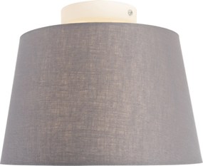 Moderné stropné svietidlo s tmavosivým tienidlom 25 cm - Combi