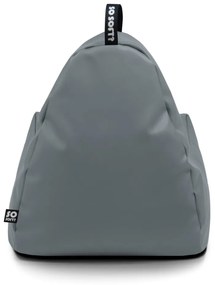 Sivý sedací vak z imitácie kože Chill L – So Soft?