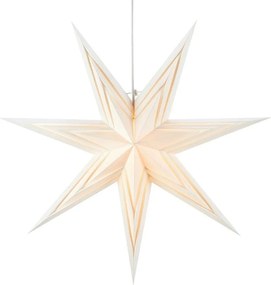 Biela závesná svetelná dekorácia s vianočným motívom ø 70 cm Sombra – Markslöjd