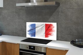 Nástenný panel  vlajka Francúzsko 120x60 cm
