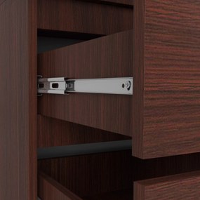 Šatníková skriňa s nadstavcom Star 90 cm wenge