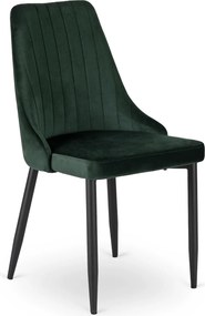 Jedálenská stolička BARI, tmavozelená