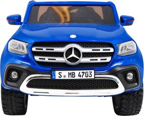 Ramiz Mercedes Benz triedy X pickup elektrické autíčko pre deti lakované modré 4x4