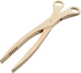 AMADEA Drevené nožnice na grilovanie, masívne drevo, dĺžka 27 cm