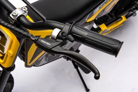 LEAN CARS Elektrická motorka krosová A9901 36V, žltá