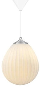 Tienidlo v bielo-striebornej farbe ø 27 cm Around the World Medium – UMAGE