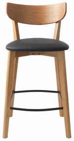 Barová stolička z dubového dreva Unique Furniture Pero