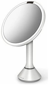 Zrkadlo Simplehuman s nastavitelným jasom Dual LED, biela