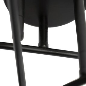 Inteligentné stropné svietidlo čierne 6-žiarovkové vrátane Wifi G95 - Sydney