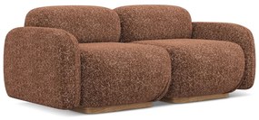 Oranžová/hnedá pohovka 190 cm Ailani – Makamii