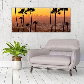 Obraz - Panorama Los Angeles (120x50 cm)