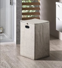 Aqualine Aqualine, Kôš na bielizeň 35x58x35cm, šedá, LA3808