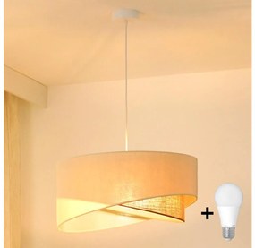 Brilagi - LED Luster na lanku LYRA 1xE27/15W/230V krémová/béžová