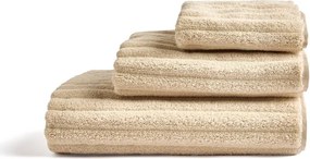 Béžový froté bavlnený uterák 50x90 cm Navira – Kave Home