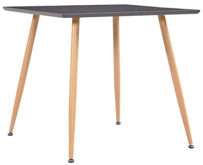 Jedálenský stôl, sivo dubový 80,5x80,5x73 cm, MDF 248311