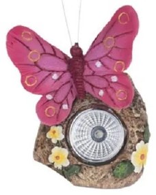 Motýľ Solar – ružový 11 cm