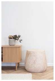 Kamenný okrúhly odkladací stolík ø 47,5 cm Bonn – House Nordic