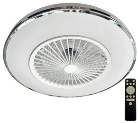 Stropné ventilátor NEDES LED svietidlo + stropný ventilátor + diaľkový ovládač 72W LCL6352