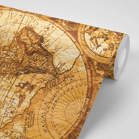 Tapeta stará mapa sveta