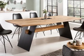 Jedálenský stôl Grand Oak 240cm dub divoký 36mm prírodný
