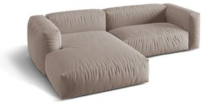 Béžová modulárna rohová pohovka (ľavý roh) Martina – Micadoni Home
