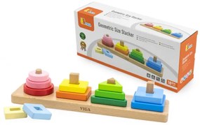 Kocky s triedičom tvarov Viga 44686 geometrické obrazce