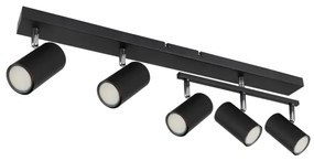 Globo 57911-5B - Bodové svietidlo ROBBY 5xGU10/35W/230V čierna