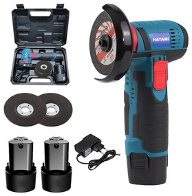 Akumulátorová uhlová brúska HAYAMI HA-1023 + 2 ks batérií