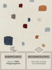 Koberec Hanse Home ADVENTURES FUNNY SQUARES krémový