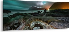 Obraz - Nočná scéna (120x50 cm)