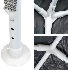 Garthen 71702 Záhradný párty stan - 3 x 6 m, antracit + 6 bočníc