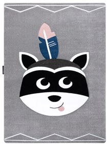 Koberec PETIT MUKKI MÝVAL, sivý