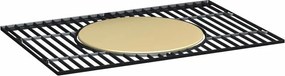Multifunkčný gril Avenberg Genius + liatinový rošt+ tác + kameň na pizzu, 70 x 103 x 105 cm