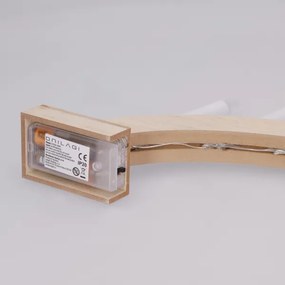 Brilagi - LED Vianočný svietnik 7xLED/2xAA 28x45 cm