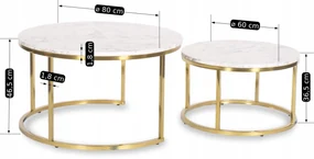 PROXIMA.store - Konferenčné stolíky OLIS VEĽKOSŤ: MAXI
