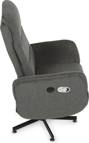 Polohovacie kreslo béžové, elektrické TV-C5479 GREY2