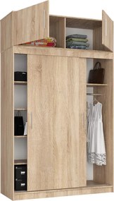 Nadstavec na skriňu S 150 dub sonoma