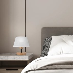 Brilagi - LED Stolná lampa ANTHONY 1xE14/40W/230V dub/biela