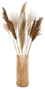 Svetlohnedá sklenená váza PT LIVING Allure, výška 30 cm