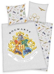 Bavlnené obliečky Harry Potter Grey, 140x200 cm